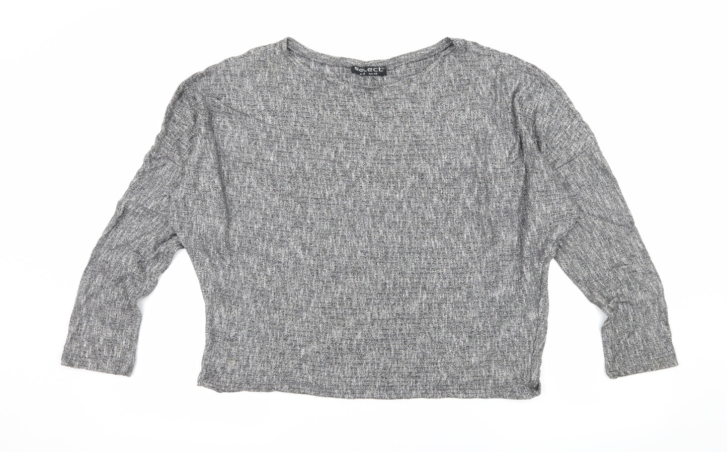 Select Womens Grey  Knit Pullover Jumper Size 12