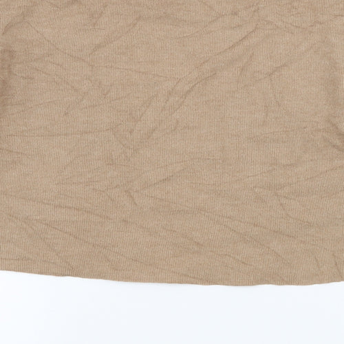 Zara Womens Brown  Jersey Pullover Sweatshirt Size S
