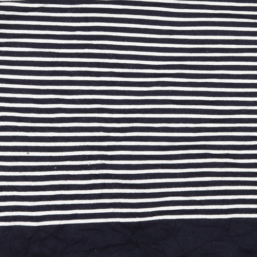 Monsoon Womens Blue Striped Knit Pullover Jumper Size M