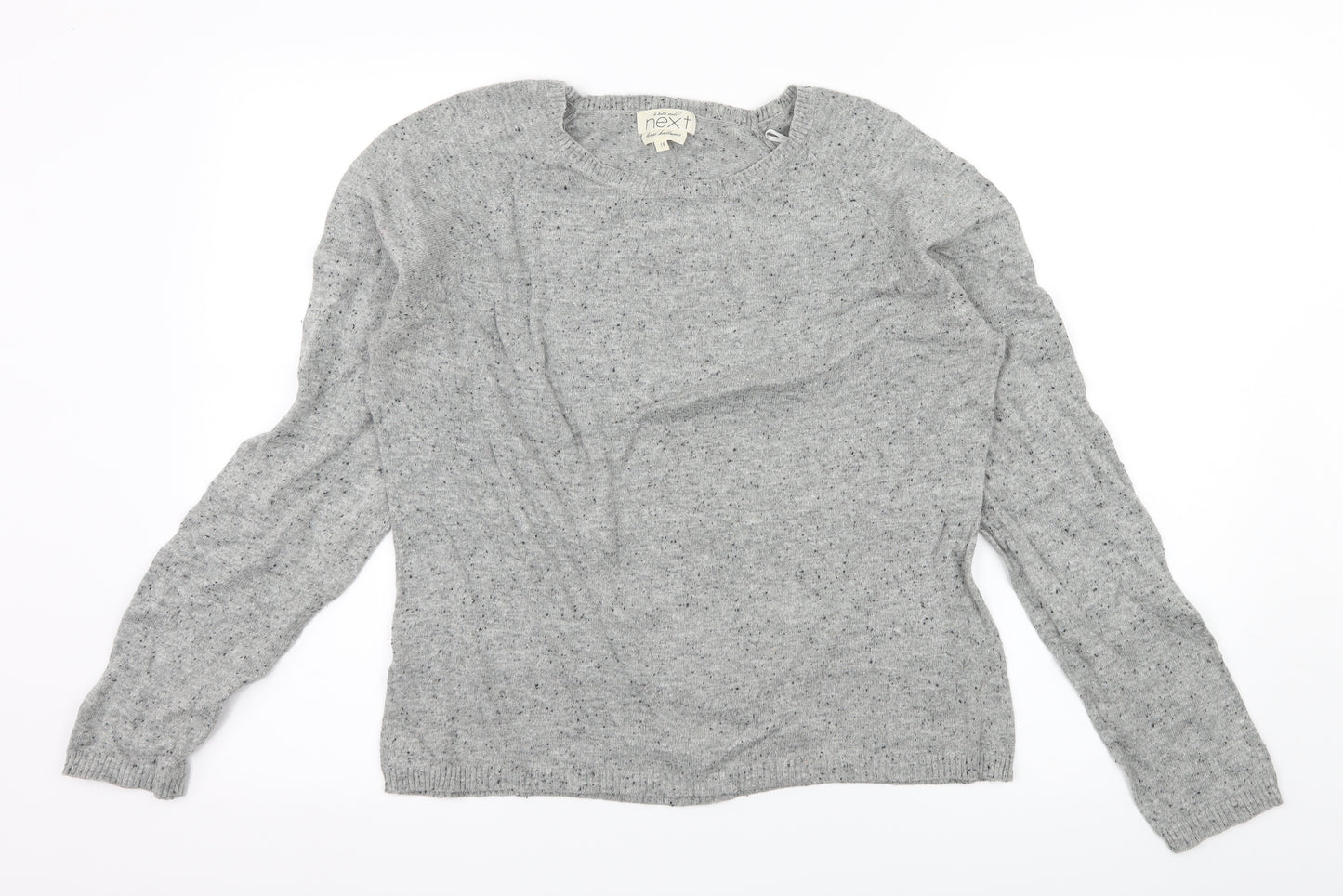 NEXT Womens Grey  Knit Pullover Jumper Size 18