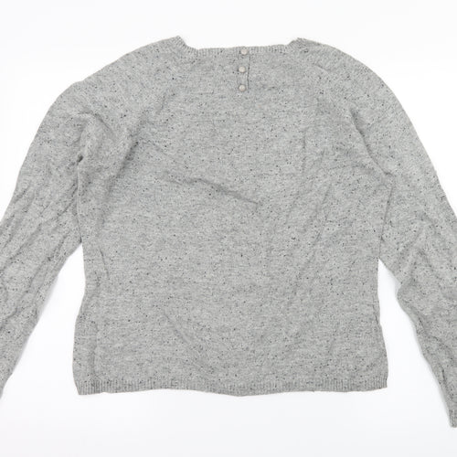 NEXT Womens Grey  Knit Pullover Jumper Size 18