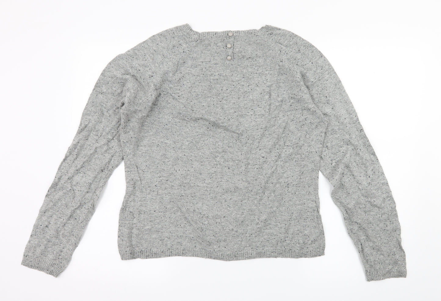 NEXT Womens Grey  Knit Pullover Jumper Size 18