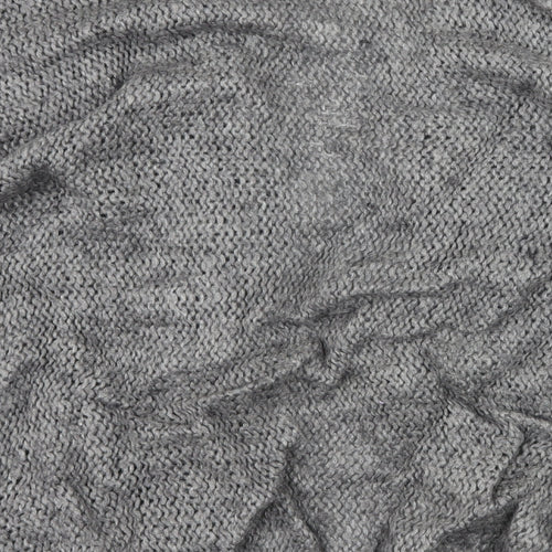 H&M Womens Grey  Knit Cardigan Jumper One Size