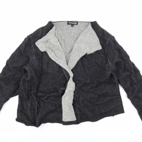 Debenhams Womens Grey  Knit Cardigan Jumper Size 12