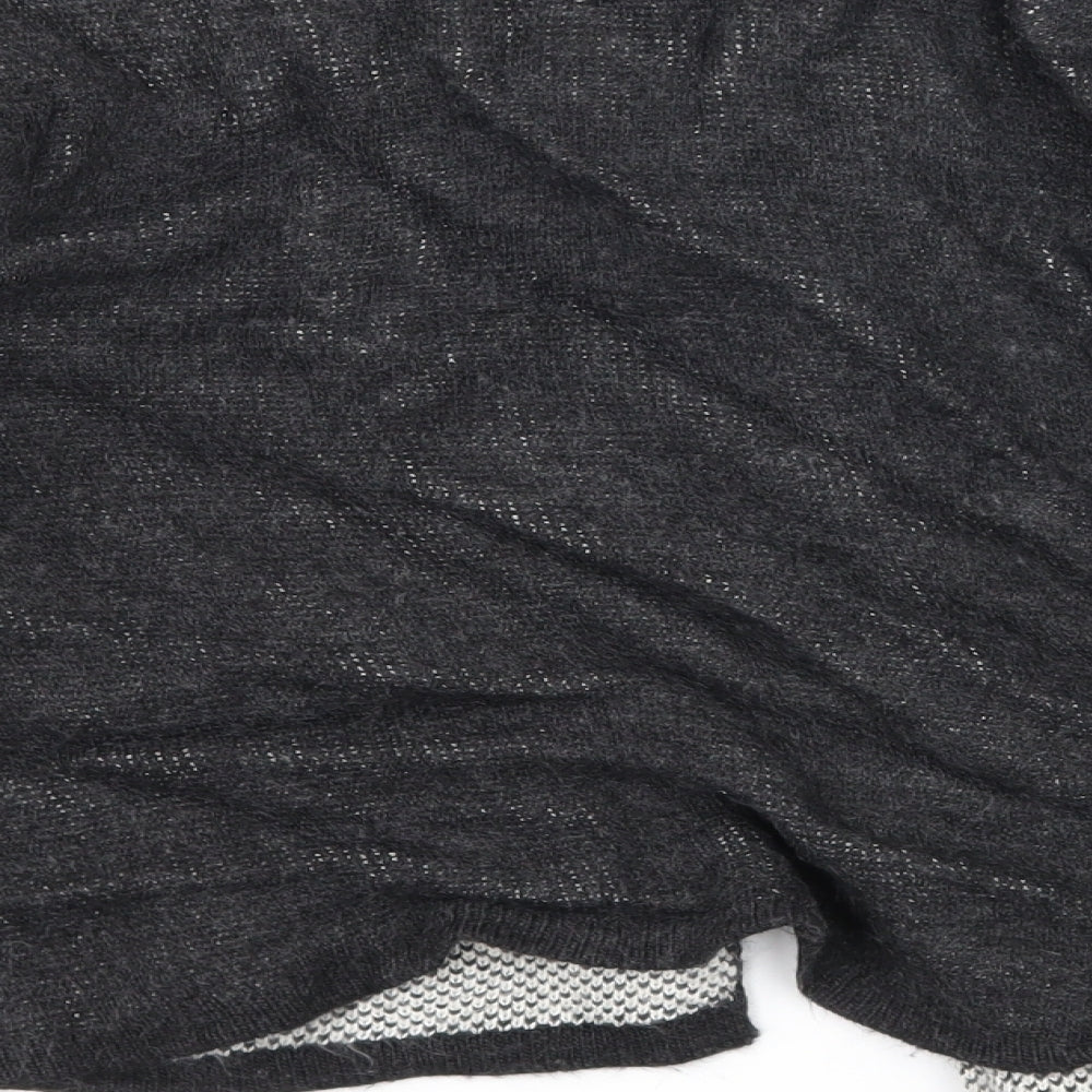 Debenhams Womens Grey  Knit Cardigan Jumper Size 12