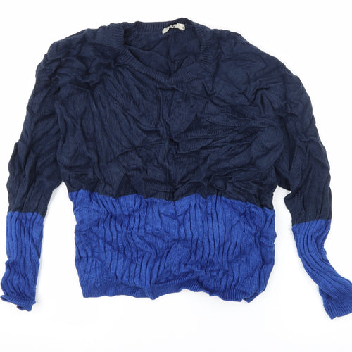 TU Womens Blue  Knit Pullover Jumper Size 14