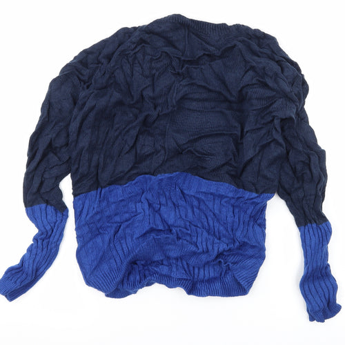 TU Womens Blue  Knit Pullover Jumper Size 14