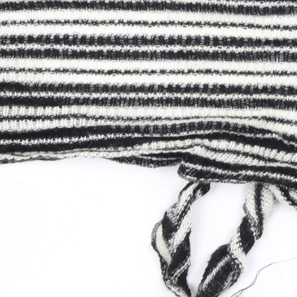 Per Una Womens White Striped Knit Cardigan Jumper Size M
