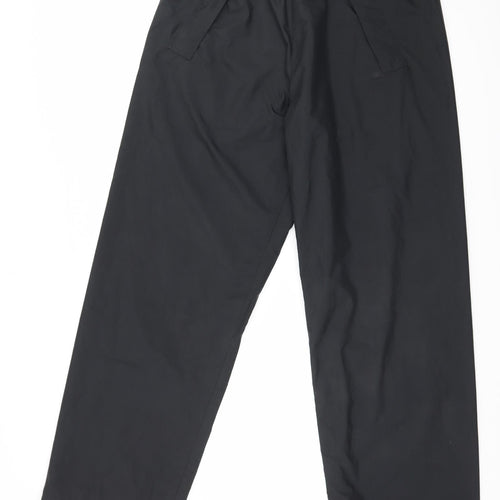 Oakmont Mens Black   Rain Trousers Trousers Size 31 in L29 in
