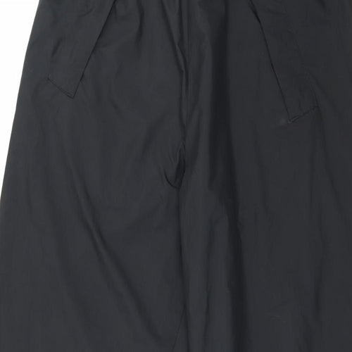 Oakmont Mens Black   Rain Trousers Trousers Size 31 in L29 in