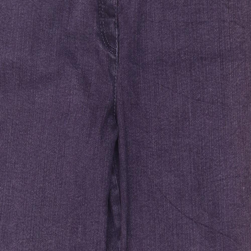 Michelle Magic Womens Purple  Denim Straight Jeans Size 18 L27 in