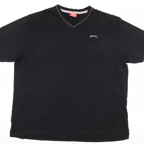 Slazenger Mens Black  Jersey  T-Shirt Size 3XL