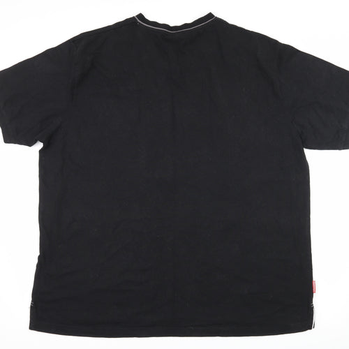 Slazenger Mens Black  Jersey  T-Shirt Size 3XL