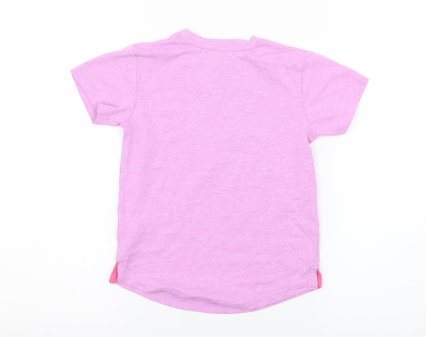 NEXT Girls Purple  Jersey Basic T-Shirt Size 2-3 Years  - Mermaid Rabbit