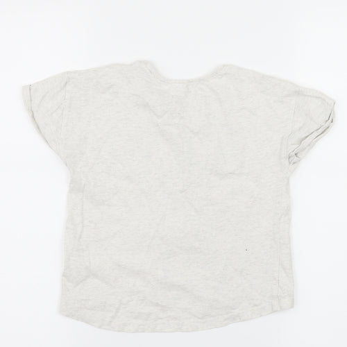 NEXT Girls Green  Jersey Basic T-Shirt Size 3-4 Years  - I Have Super Powers