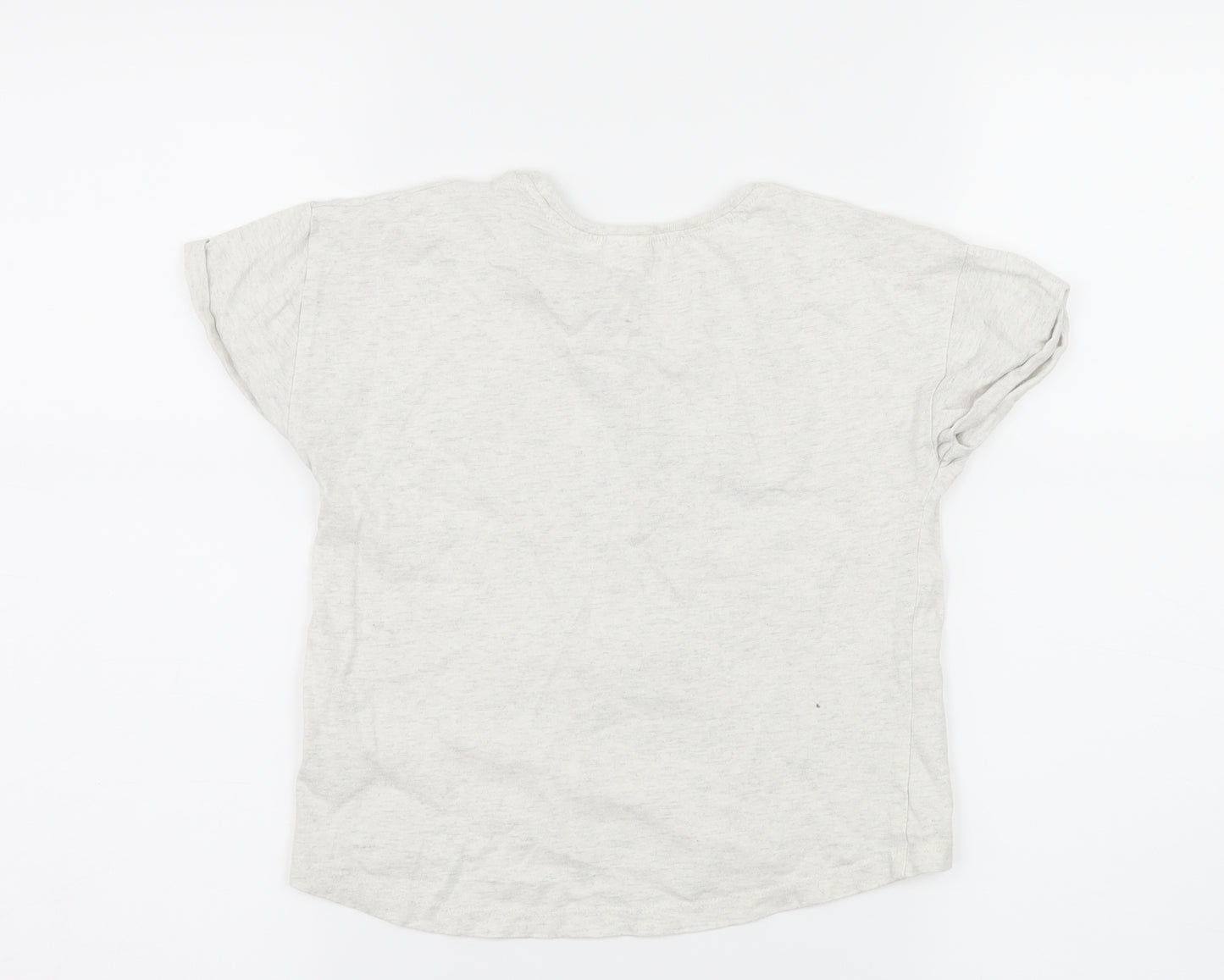 NEXT Girls Green  Jersey Basic T-Shirt Size 3-4 Years  - I Have Super Powers