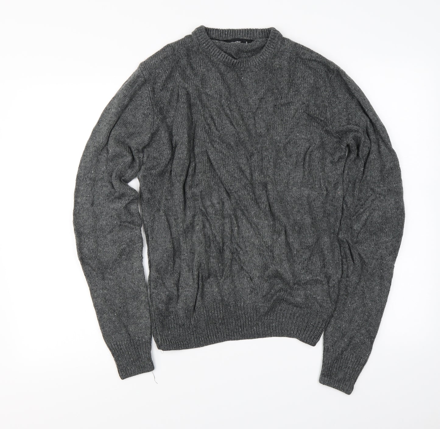 Cedar Wood State  Mens Grey   Pullover Jumper Size S