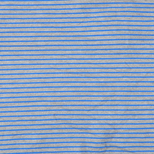 easy  Mens Grey Striped  Pullover Jumper Size L