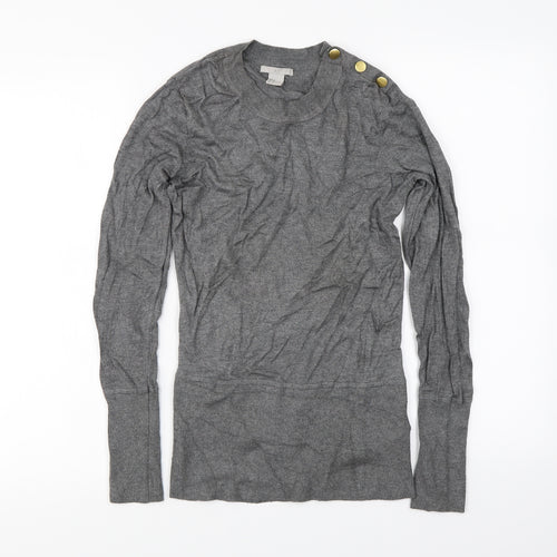 H&M  Womens Grey   Pullover Jumper Size M