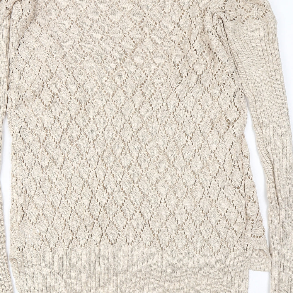 Hoxton Chic  Womens Beige   Pullover Jumper Size 12