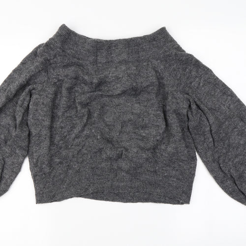 H&M  Womens Grey   Pullover Jumper Size S