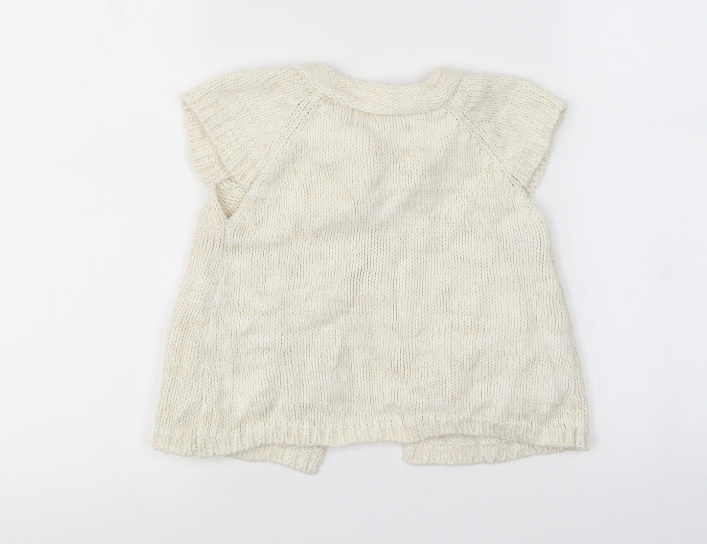 a 58 girls Girls Ivory   Cardigan Jumper Size 3 Years