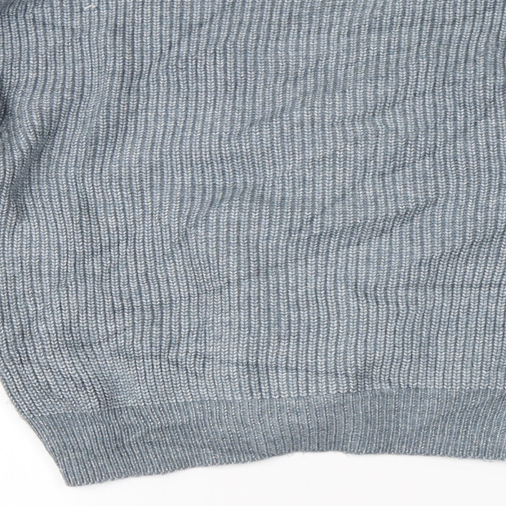Marks and Spencer  Mens Blue   Cardigan Jumper Size S