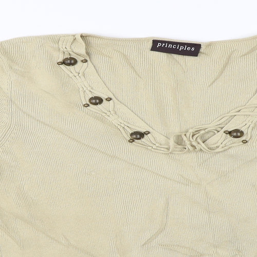 Principles  Womens Beige   Pullover Jumper Size 14