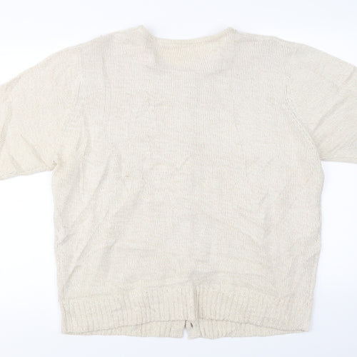 EWM  Womens Beige   Cardigan Jumper Size XL