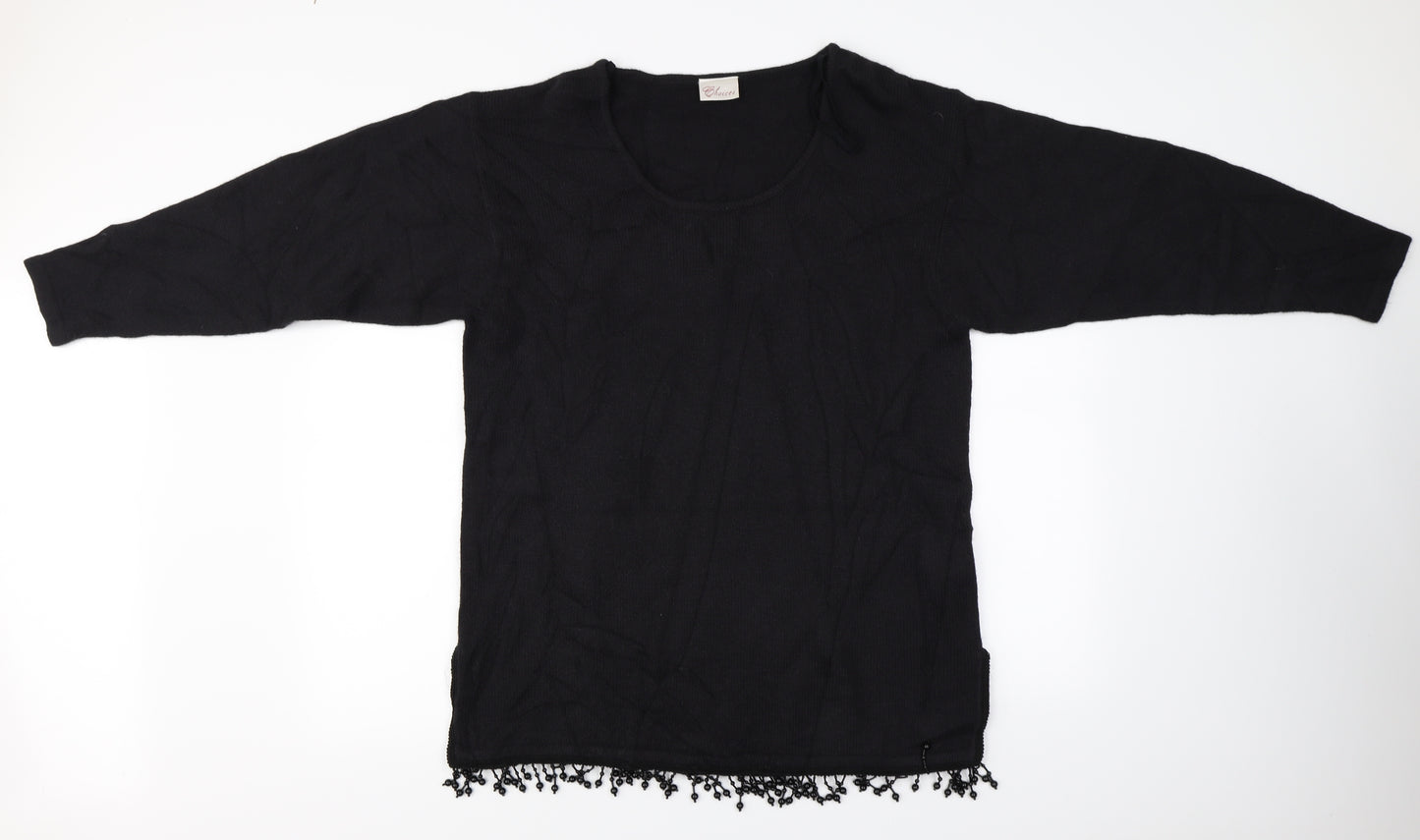 Choices  Womens Black   Pullover Jumper Size 14