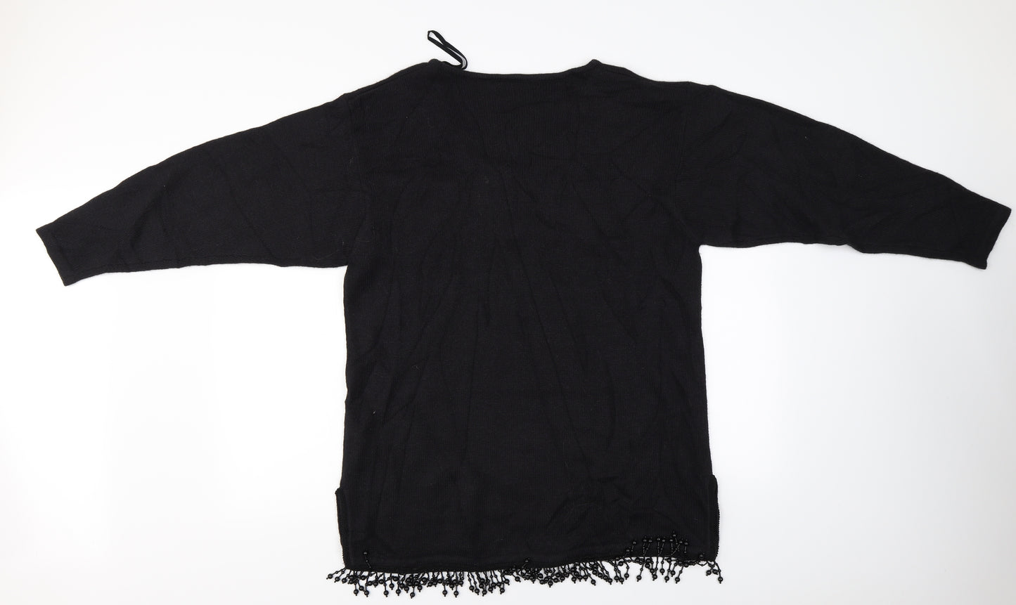 Choices  Womens Black   Pullover Jumper Size 14