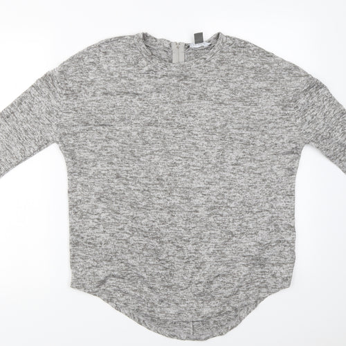 Primark Womens Grey   Henley Jumper Size S