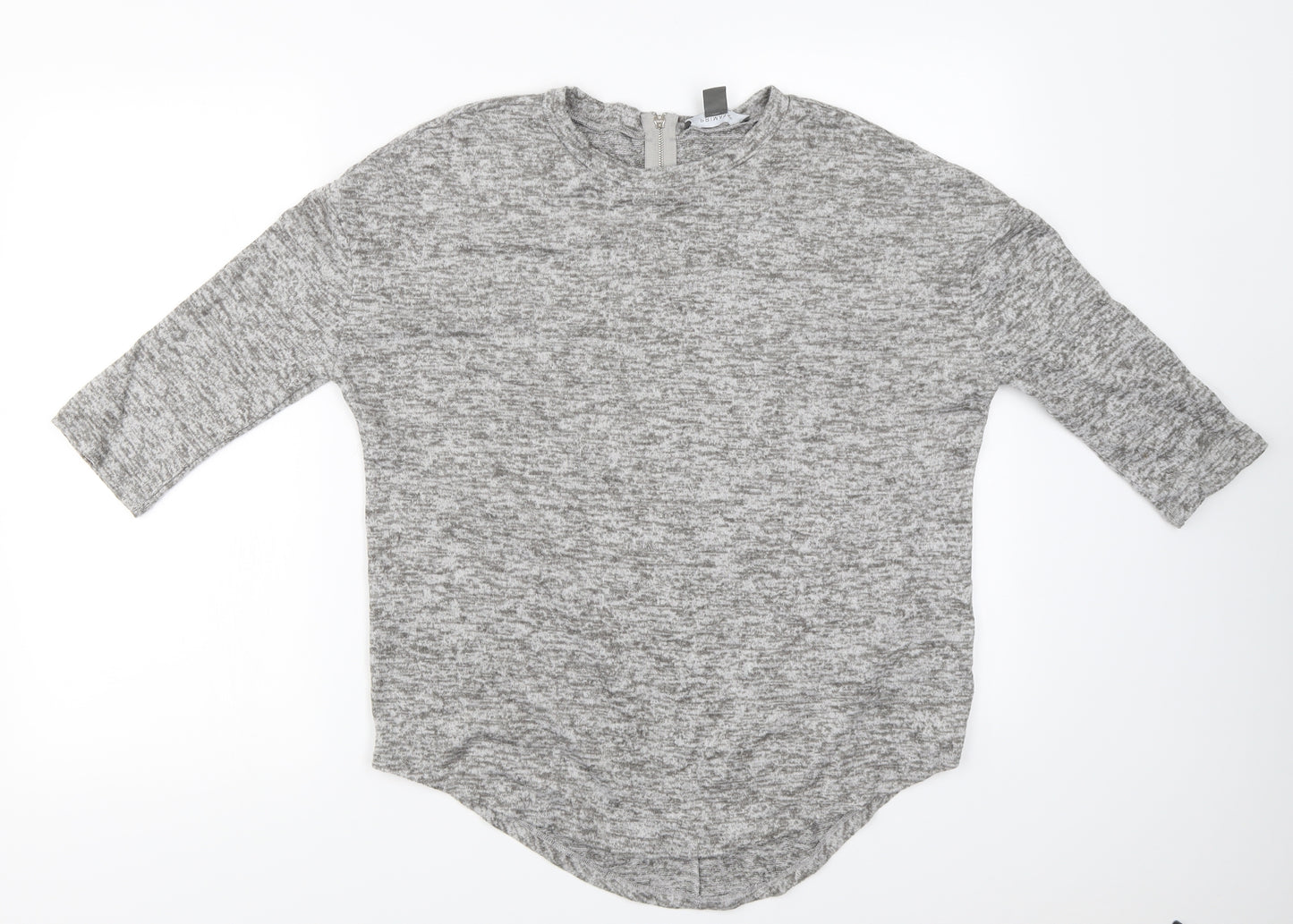Primark Womens Grey   Henley Jumper Size S
