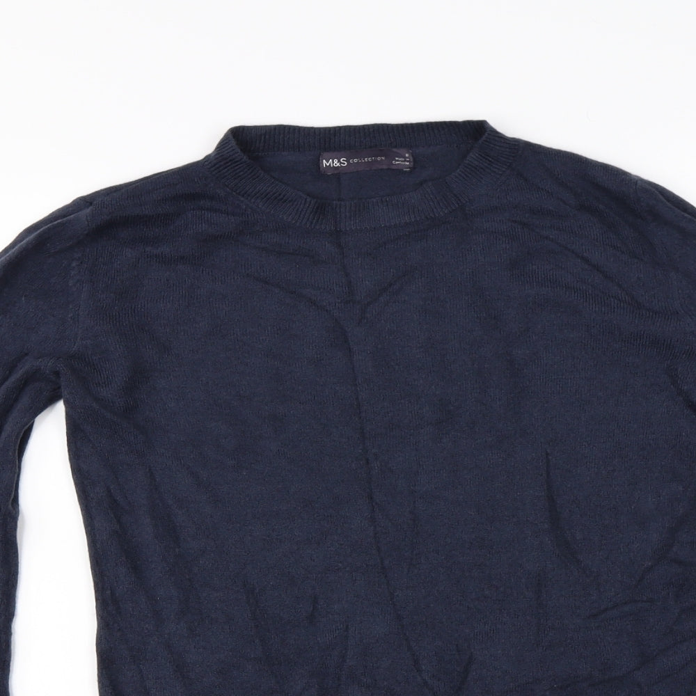 Marks and Spencer  Womens Blue   Pullover Jumper Size 8