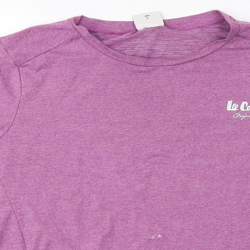 Lee Cooper  Womens Pink   Basic T-Shirt Size 12