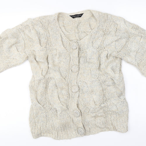 Dorothy Perkins  Womens Beige   Cardigan Jumper Size 12