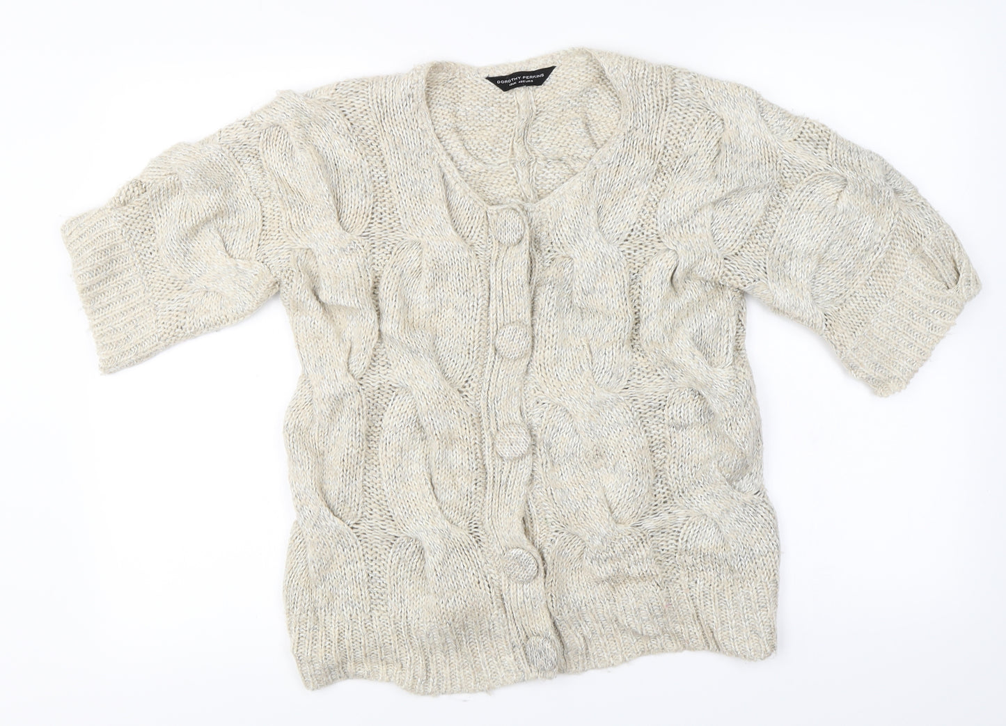 Dorothy Perkins  Womens Beige   Cardigan Jumper Size 12