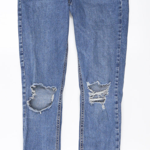 Topshop Womens Blue   Skinny Jeans Size 26 in L25 in