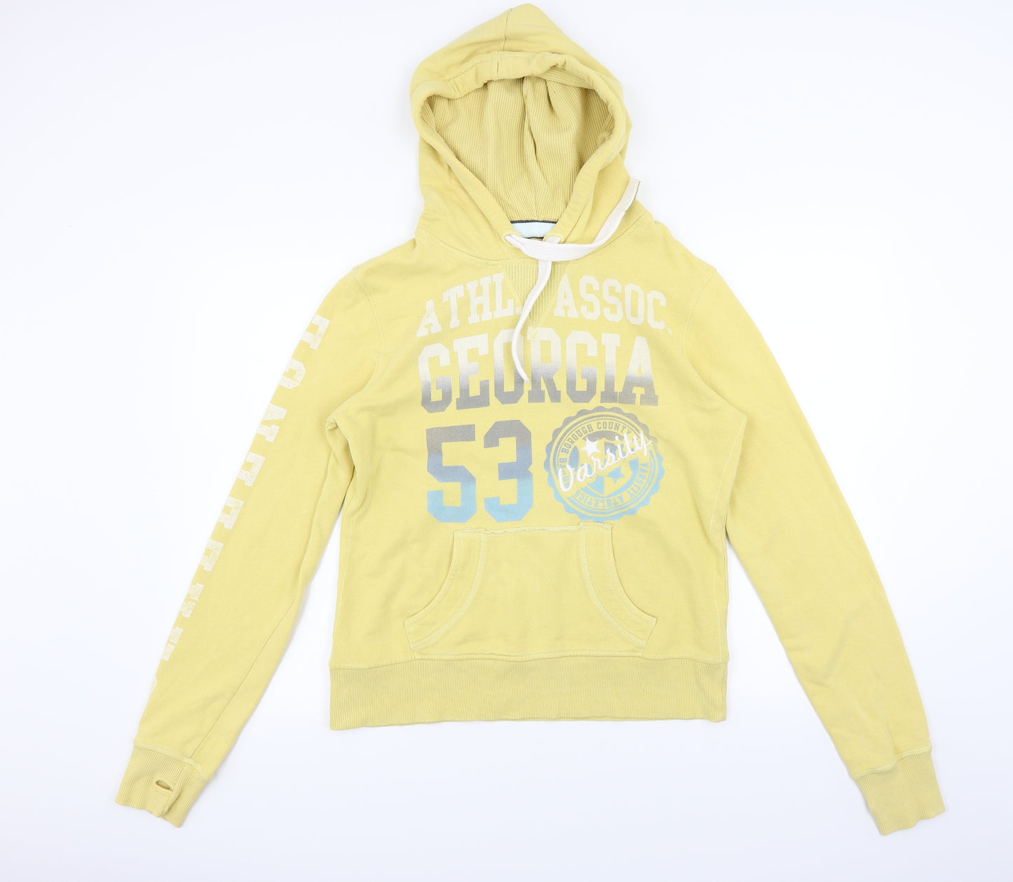 NEXT Girls Yellow   Pullover Hoodie Size 12 Years