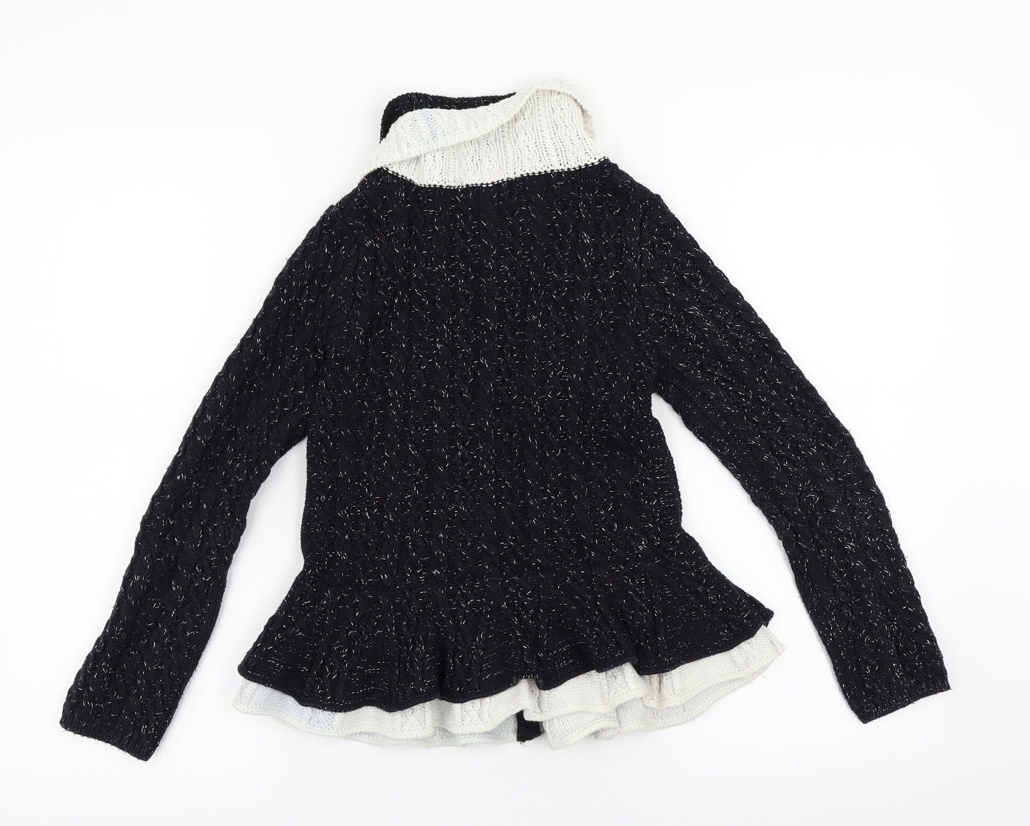 Max Studio Girls Blue   Cardigan Jumper Size 7-8 Years