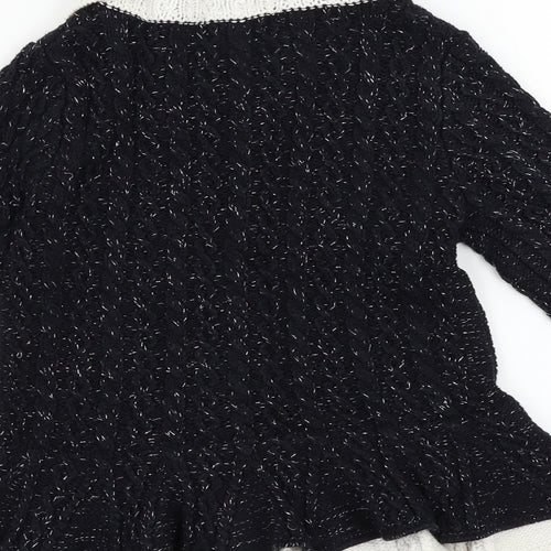 Max Studio Girls Blue   Cardigan Jumper Size 7-8 Years