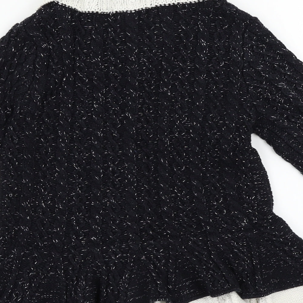 Max Studio Girls Blue   Cardigan Jumper Size 7-8 Years