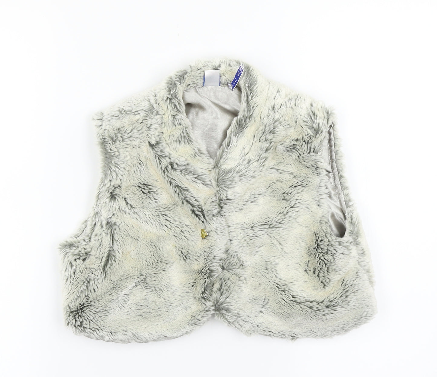 Adams Girls Grey   Gilet Coat Size 10 Years