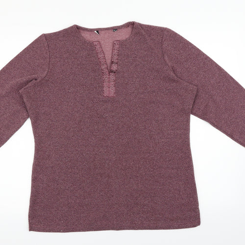 Preworn Womens Purple   Pullover Jumper Size 14