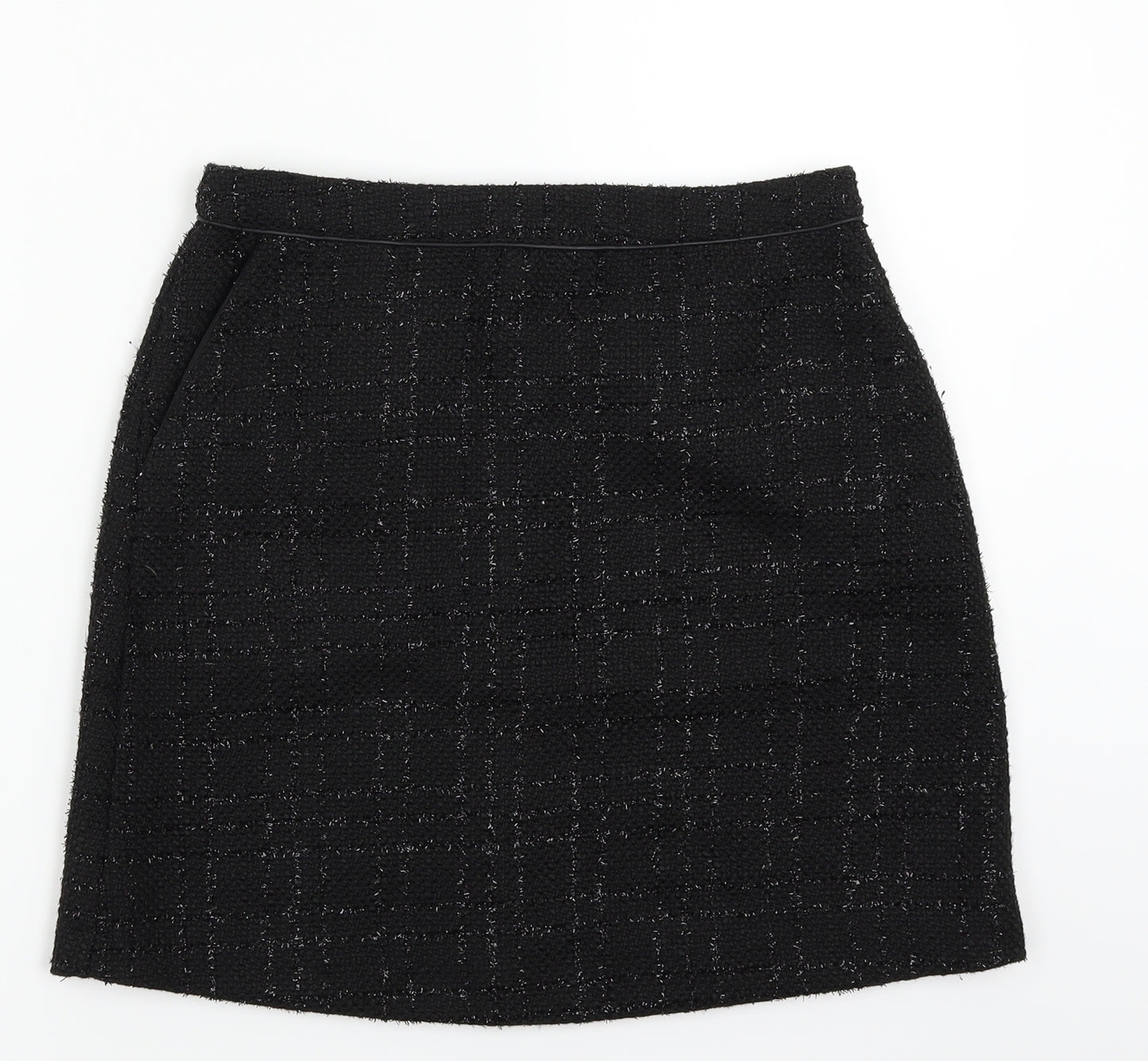 Oasis Womens Black   Straight & Pencil Skirt Size 8