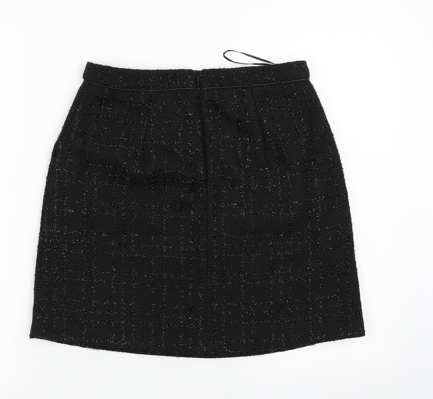 Oasis Womens Black   Straight & Pencil Skirt Size 8