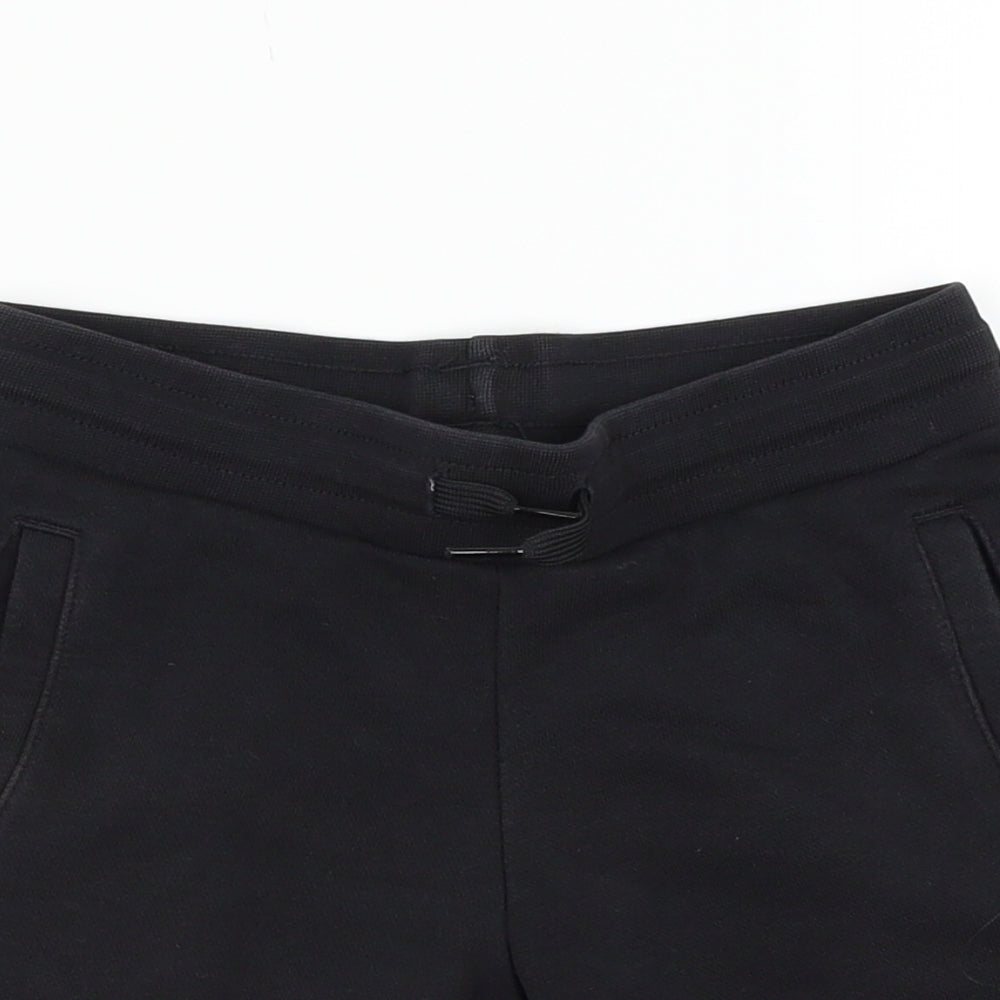 adidas Boys Black   Sweat Shorts Size 5-6 Years