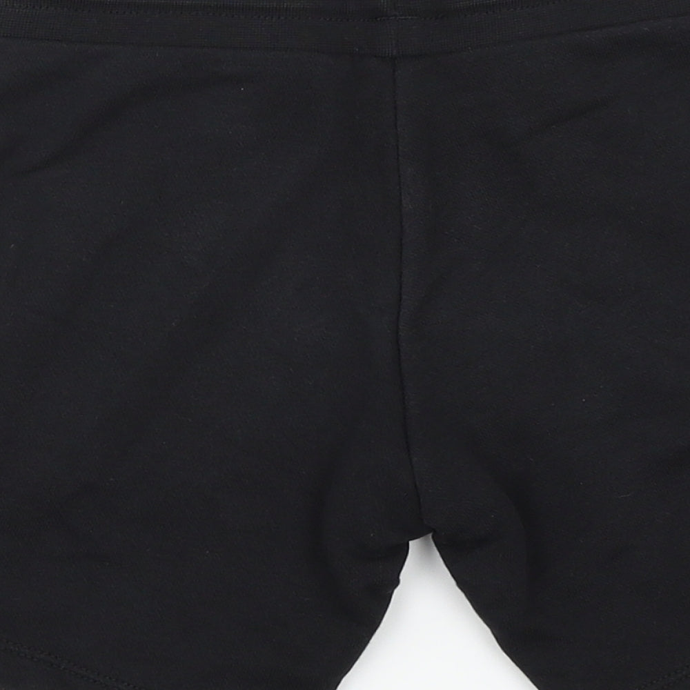 adidas Boys Black   Sweat Shorts Size 5-6 Years