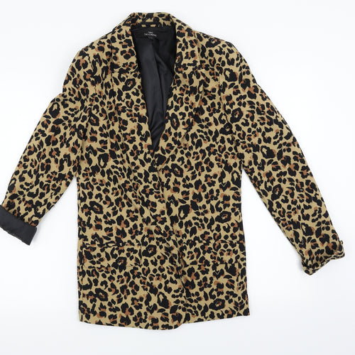 NEXT Womens Multicoloured Animal Print  Jacket Blazer Size 6
