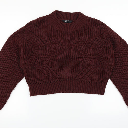 New Look Girls Purple   Pullover Jumper Size 14-15 Years